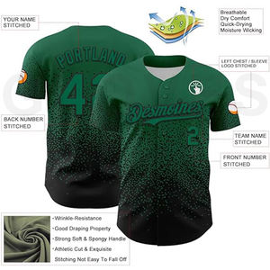 Ropa de calle de gran tamaño estilo guantes ciudad béisbol Jersey moda ajuste suelto hombros caídos sublimado diseño a todo Color Jerseyz - Product Image 6