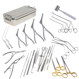 Septoplasty thiết lập vách ngăn mũi phẫu thuật dụng cụ mũi rhinoplasty Bộ 26pcs Ent turbinate phẫu thuật thiết lập công cụ phẫu thuật mũi - Product Image 1