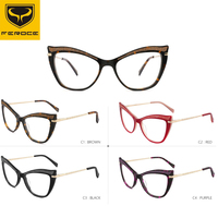 FEROCE Lady Acetato Fabricante Óptico Venta al por mayor Monturas de anteojos Alta calidad Nuevo Diseño de anteojos Gafas