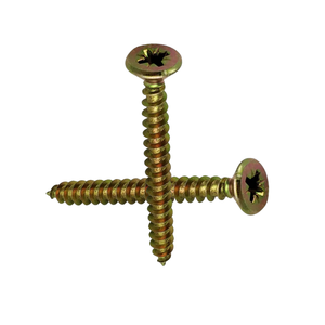 Vietnam vente en gros jaune zinc aggloméré vis taraudeuses attaches à tête fraisée boulons écrous Pack-50/100/1000 usine métrique - Product Image 3