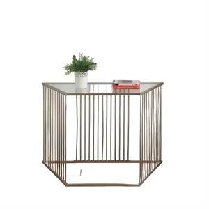 Dernier arrivage Table d'angle à vendre Décoration d'intérieur élégante Table console Salon Table d'appoint murale Meubles au meilleur prix - Product Image 1