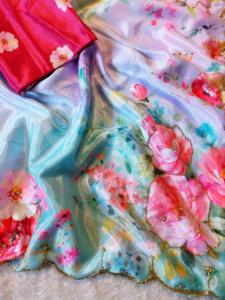 Sari en soie pure Rasmalai de style royal, ethnique indien, dernier modèle, traditionnel, exclusif, avec un chemisier fantaisie, vêtement de mariée pour femmes - Product Image 4