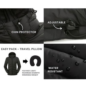 Chaqueta de Plumón de Poliéster Premium para Hombre de Alta Calidad, Impermeable y Cortavientos con Capucha para Exteriores en Invierno, OEM - Product Image 6