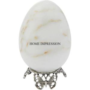 Heavy Duty Metal Silver Color Finished Shiny Polished Butterfly Designer Single <b>Egg</b> Rack Shelving Unit Wholesale Bulk Selling - Product Image 1