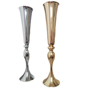 Bol à fleurs en verre taillé en diamant, centre de table rond et élégant pour les mariages avec base carrée pour la stabilité - Product Image 3