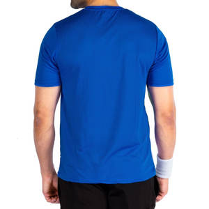 เสื้อยืดออกกำลังกายผู้ชาย ดีไซน์ใหม่ ผ้าคอตตอนพิมพ์ลายแบบซับลิเมชั่น แขนสั้น ระบายอากาศ แห้งเร็ว สั่งพิมพ์ลายได้ตามต้องการ ขายดี ราคาพิเศษ - Product Image 2