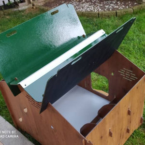 Cucciolotta Polly Farm 2XL Quadrate Solid Made in Italy High Quality Hpl Laminate External Resistant House Chicken Coop - Product Image 4