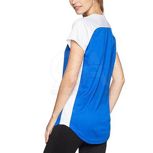 เสื้อซอฟต์บอลสำหรับผู้หญิงผ้าเจอร์ซีย์ซอฟต์บอลแบบเรียบสำหรับผู้หญิงเสื้อซอฟต์บอลแห้งเร็วดีไซน์ใหม่ - Product Image 2