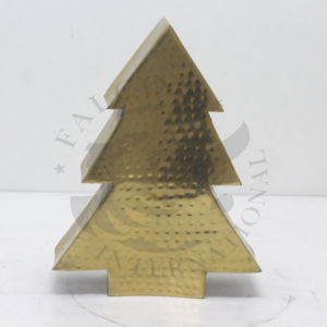 ต้นคริสต์มาสทำจากไม้สนเทียมทำจากโลหะ3D เป็นมิตรกับสิ่งแวดล้อมของขวัญตกแต่งฐานโต๊ะสำหรับสวนหรือพื้นที่ใช้สอย - Product Image 3