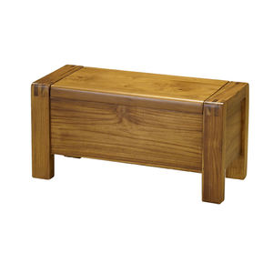 Tabouret relevable en teck au design classique moderne sud-ouest pour salon, chambre à coucher, hôtel - Product Image 1