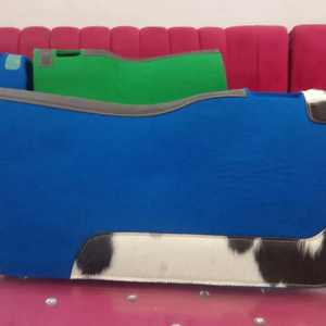 Sillines de caballo occidentales de diseño clásico Premium Almohadilla de sillín de fieltro portátil con cuero de trabajo cómodo y de estilo - Product Image 2