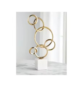 Escultura de animales de estilo lujoso, escultura de Metal personalizada, elegante para el hogar, oficina, decoración de mesa, uso - Product Image 5