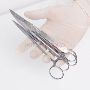 High-Quality Stainless Steel Suture Practice <b>Kit</b> Surgical <b>Suturing</b> Needle Holders Forceps Scissors Pads <b>Kit</b> Medic Instruments - Product Image 5