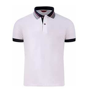 T-shirt homme blanc sur mesure imprimé, prix de gros, broderie homme 100% 180 GSM Polo Golf t-shirt - Product Image 6