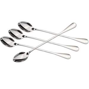 Antique Stylish Designer <b>Silver</b> Color Finishing Shiny Polished Stainless Steel Made Spoon <b>Set</b> Cutlery <b>Set</b> From India - Product Image 3