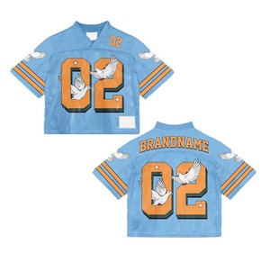 Camiseta Deportiva Personalizada con Estampado de Fútbol, Corte Cuadrado, Cuello Redondo, Impresión Serigráfica, Secado Rápido, Ajuste Regular, 100% Algodón Transpirable - Product Image 3