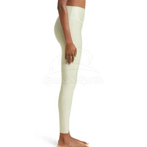 Pantalones de Yoga de cintura alta para mujer con cintura elástica Leggings de entrenamiento transpirables Leggings de control de barriga esculpidos estampados - Product Image 3
