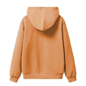 Sudadera con Capucha para Niños, 100% Algodón, Estilo Americano, con Logotipo Personalizado en Relieve, Bordada, de Invierno, Talla Grande, con Botones, Color Sólido - Product Image 4