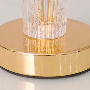 โคมไฟตั้งโต๊ะซูริ คริสตัลลีน แบบยืดหยุ่น วัสดุพีซีและโลหะ ขั้วหลอด E26 พกพาสะดวก สไตล์โมเดิร์นยุโรปดั้งเดิม มินิมอล เหมาะสำหรับสำนักงาน ห้องนอน ห้องอ่านหนังสือ - Product Image 5