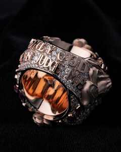 Bague Croix Brillante en Diamant pour Homme, Plaqué Or Blanc, Micro-Pavé Baguette Moissanite, Bijou Hip Hop Rapper, Cadeau Chrétien - Product Image 3