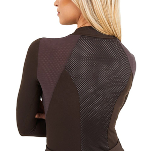 Camisas de Equitación al por Mayor, Transpirables, con Media Cremallera, Capa Base, Camisetas de Manga Larga para Mujer - Product Image 6