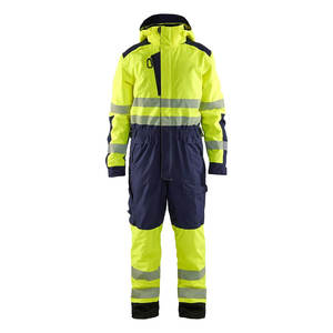 ชุดทำงาน OEM ชุดสูทสะท้อนแสงป้องกันไฟฟ้าสถิตย์ชุดคลุมสำหรับงานก่อสร้างข้างถนน - Product Image 3