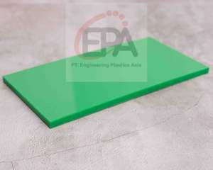 Feuille verte HDPE de 2mm à 100mm d'épaisseur 1.2m x 2.4m Feuille de plastique d'ingénierie polyvalente personnalisable de qualité alimentaire - Product Image 1