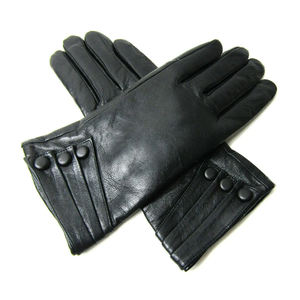 2026 Beige-polaire mode dame-hiver écran tactile mitaines hiver cyclisme équitation froid-Protection coupe-vent en cuir gants - Product Image 5