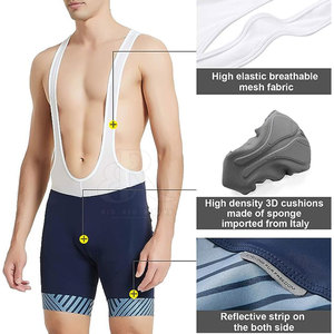Cuissard de cyclisme léger pour hommes à bas prix 100% polyester fait cuissard de cyclisme à séchage rapide - Product Image 3