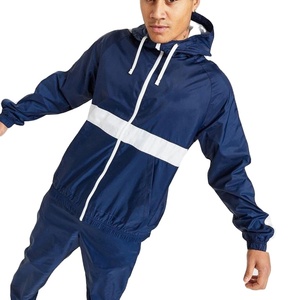 Conjunto cortavientos transpirable unisex, chaqueta y pantalones ligeros e impermeables, perfectos para correr, hacer senderismo y practicar deportes. - Product Image 1