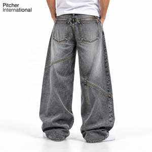 Wholesale mens <b>cargo</b> jeans Custom mens <b>cargo</b> jeans <b>Cargo</b> jeans Utility Style Denim Low MOQ Collection - Product Image 4