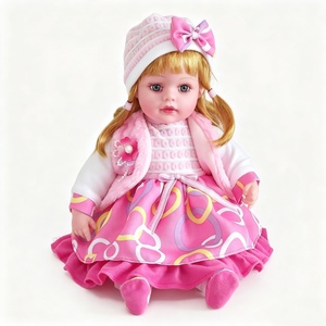 Customized Reborn plush <b>doll</b>, soft cloth body <b>doll</b>, rag <b>play</b> <b>doll</b>, fashion stuffed girl <b>doll</b>, collectible reborn toy <b>doll</b> - Product Image 1