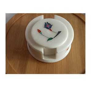 New Design Kitchen <b>Use</b> Marble Coaster Mordent Design <b>Christmas</b> <b>Gift</b> <b>Use</b> From Indian Exporter at Bulk Price - Product Image 1