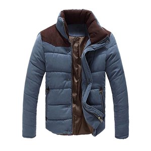 Quality Custom Hooded Padded <b>Quilted</b> Puffer Jacket Canvas Waterproof Winter <b>Wool</b> Filled Front Logo for Work - Product Image 4