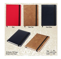 Admirable A5 Soft Cover Leather Notebook Old Design Journal for Education Travelers or Diary Use-Produit de gros