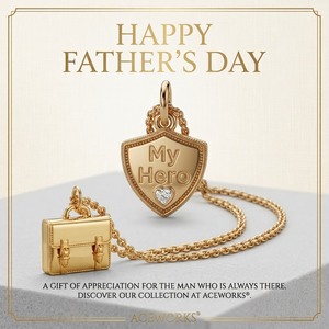 Charmes de papa |   Pendentif en acier inoxydable plaqué or PVD 18K pour <span class=keywords><strong>homme</strong></span>, avec breloques outils, bière, golf, pêche, barbecue, grill, cravate, montre – Cadeau Fête des Pères - Product Image 4