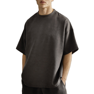 Pantalones cortos cargo de verano para hombre, venta al por mayor, pantalones cortos de chándal ecológicos de secado rápido transpirables informales de talla grande, patrón sólido, algodón 100% - Product Image 3