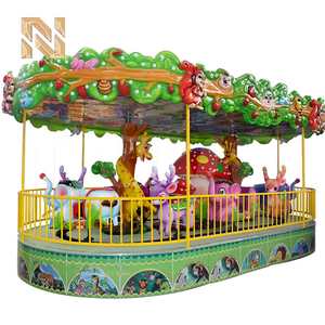 Train électrique sur rail à <span class=keywords><strong>thème</strong></span> animaux de la jungle, capacité 2500 kg, attraction de <span class=keywords><strong>fête</strong></span> <span class=keywords><strong>foraine</strong></span> pour enfants et adultes - Product Image 6