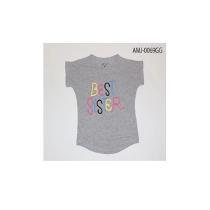 เสื้อยืดคอกลมแขนสั้นอเนกประสงค์สำหรับเด็กผู้หญิงแฟชั่นมาใหม่ - Product Image 3