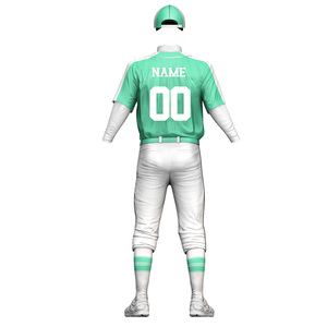 Jersey de béisbol de manga corta logotipo personalizable bordado liso poliéster ropa deportiva sublimación impresión uniformes gran oferta - Product Image 6