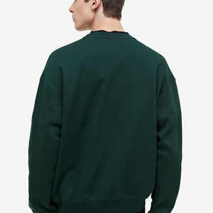 Sudadera extragrande de cuello redondo para hombre, manga larga, transpirable y bordada, nuevo diseño, ropa de invierno de talla grande - Product Image 4