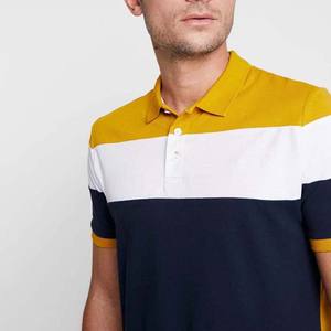 Polo de hombre informal liso de alta calidad con logotipo personalizado, fabricante de ropa transpirable, polos de algodón con contraste de talla grande - Product Image 4