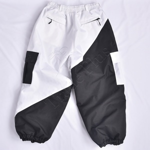 Nuevos pantalones de esquí al aire libre impermeables de 10.000mm para hombres de talla grande a prueba de viento pantalones Cargo de Snowboard de invierno para Uniesx - Product Image 2