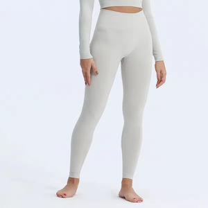 กางเกงเลกกิ้งออกกำลังกายเอวสูงไร้ตะเข็บสำหรับผู้หญิง ยืดหยุ่นสูง แห้งเร็ว เป็นมิตรกับสิ่งแวดล้อม เหมาะสำหรับโยคะ วิ่ง และออกกำลังกาย - Product Image 3