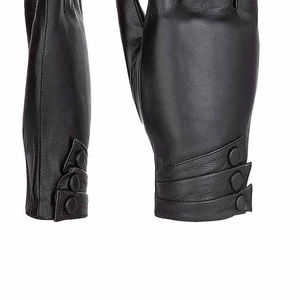 Hiver Spécial HOMMES Femmes Mode Gants de Robe Gants en Cuir Chauffe Main Noir Hiver Gants de Robe Dames - Product Image 6