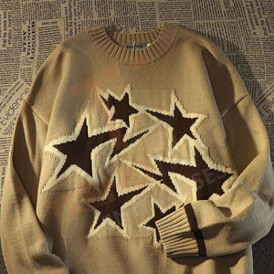 Sweat-shirt à col rond surdimensionné, design à manches longues de haute qualité, disponible en différentes couleurs - Product Image 2