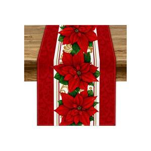 Chemin de table de décoration de la maison matériel de coton pur de la conception personnalisée brodée Offre Spéciale 100% - Product Image 2