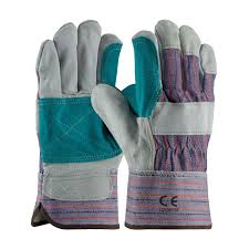 High Quality Men's <b>Long</b> Cow Split Leather Work <b>Gloves</b> Construction Protective Function Wholesale Price - Product Image 6