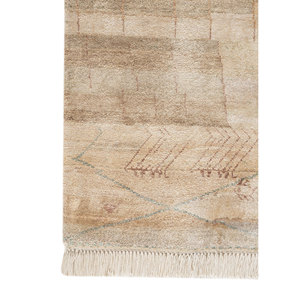 Tapis en soie noués à la main Manchaha Ivory, patchwork classique pour la maison, tapis rectangulaire pour couloir, pour adolescents - LPS-20, Jaipur Rugs US - Product Image 4