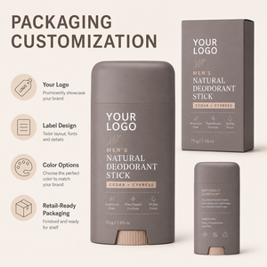 OEM Custom <span class=keywords><strong>uomo</strong></span> cedro cipresso deodorante Stick 72 ore Anti-odore e Anti-sudore di controllo 24 ore di protezione degli odori - Product Image 3